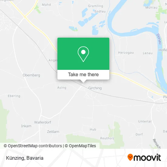 Карта Künzing