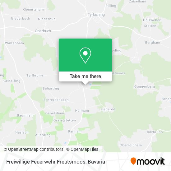 Карта Freiwillige Feuerwehr Freutsmoos