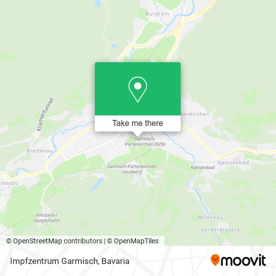 Impfzentrum Garmisch map