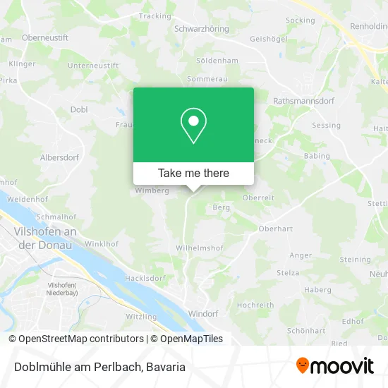 Карта Doblmühle am Perlbach