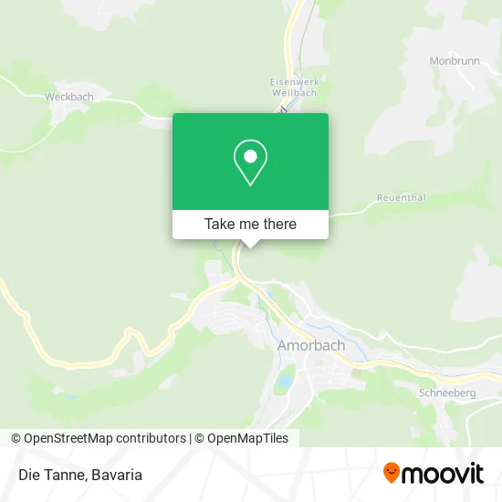 Карта Die Tanne