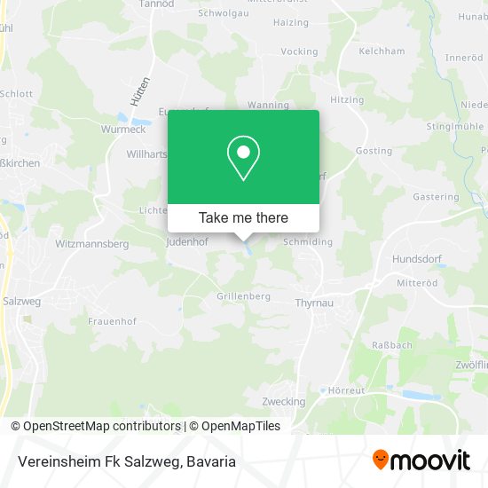 Vereinsheim Fk Salzweg map