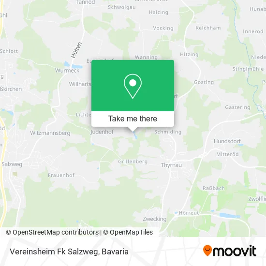 Карта Vereinsheim Fk Salzweg