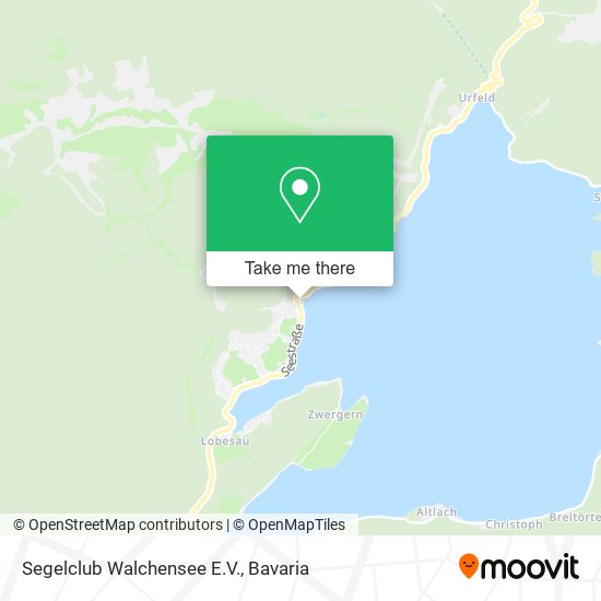 Карта Segelclub Walchensee E.V.
