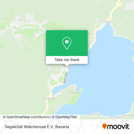 Карта Segelclub Walchensee E.V.