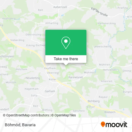 Карта Böhmöd
