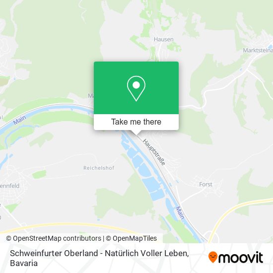 Schweinfurter Oberland - Natürlich Voller Leben map