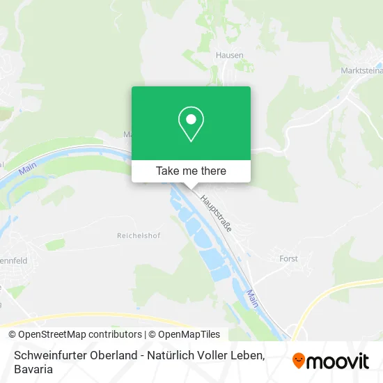 Карта Schweinfurter Oberland - Natürlich Voller Leben