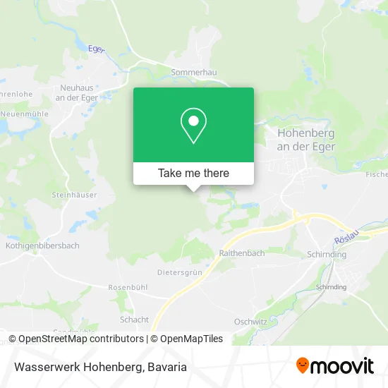 Карта Wasserwerk Hohenberg