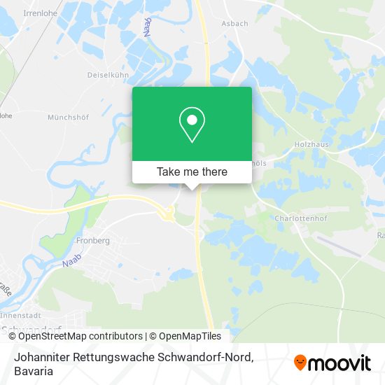 Johanniter Rettungswache Schwandorf-Nord map