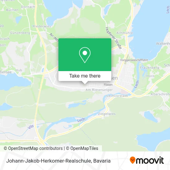 Карта Johann-Jakob-Herkomer-Realschule