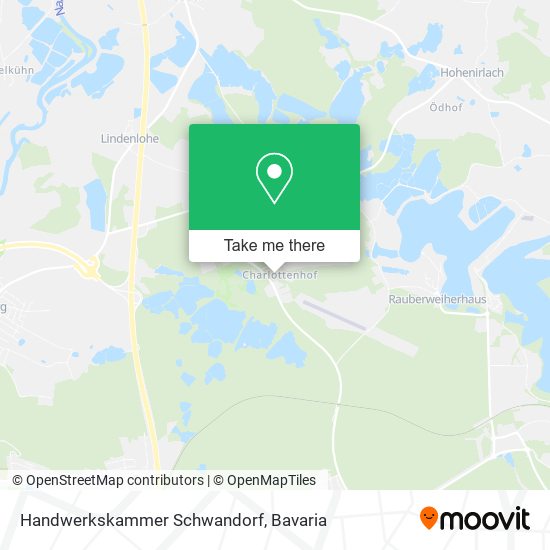 Handwerkskammer Schwandorf map