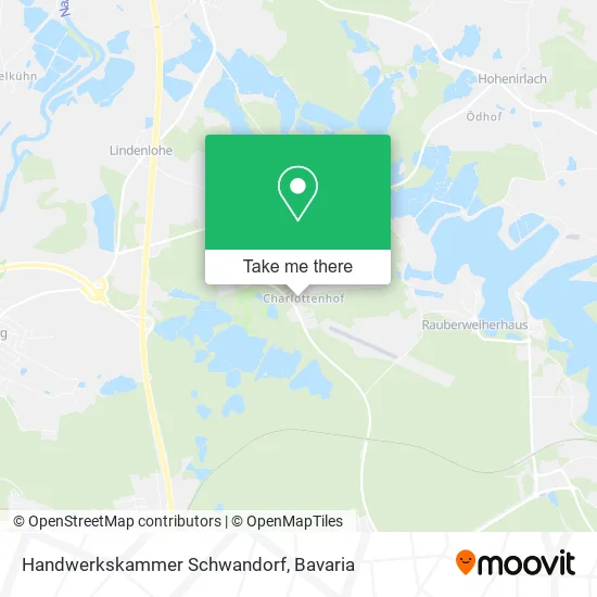 Карта Handwerkskammer Schwandorf
