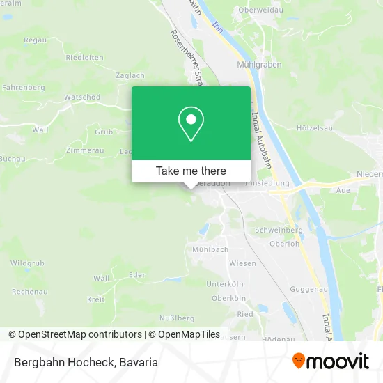 Карта Bergbahn Hocheck