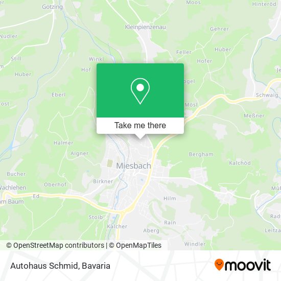 Autohaus Schmid map