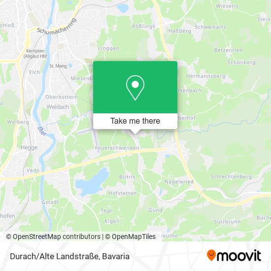 Durach/Alte Landstraße map