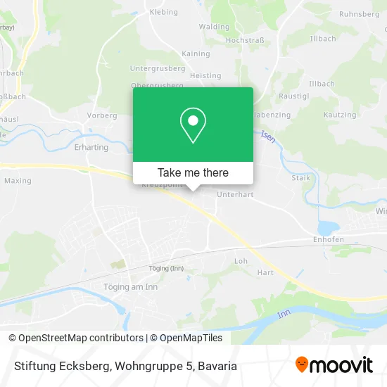 Карта Stiftung Ecksberg, Wohngruppe 5
