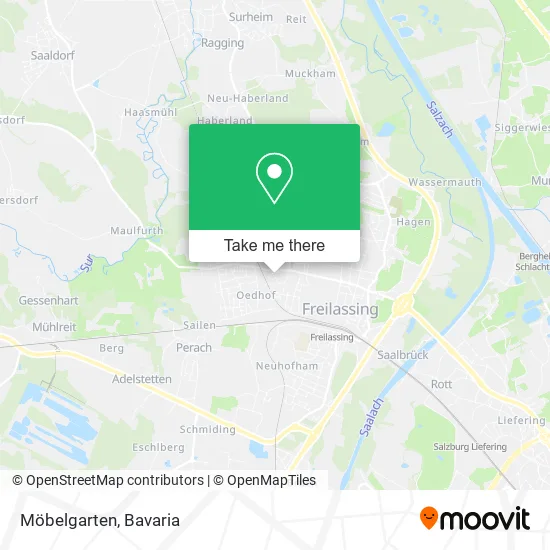 Карта Möbelgarten