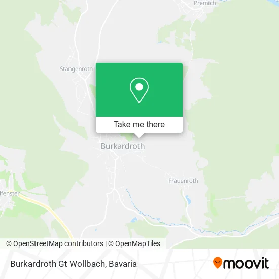 Карта Burkardroth Gt Wollbach
