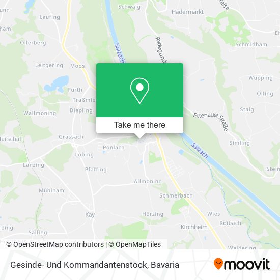 Gesinde- Und Kommandantenstock map