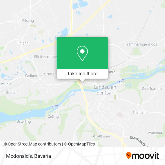 Карта Mcdonald's