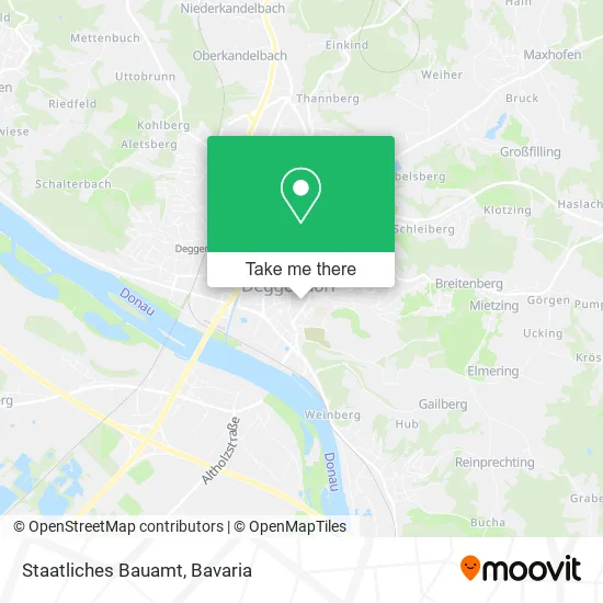 Карта Staatliches Bauamt