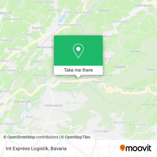 Карта Int Express Logistik
