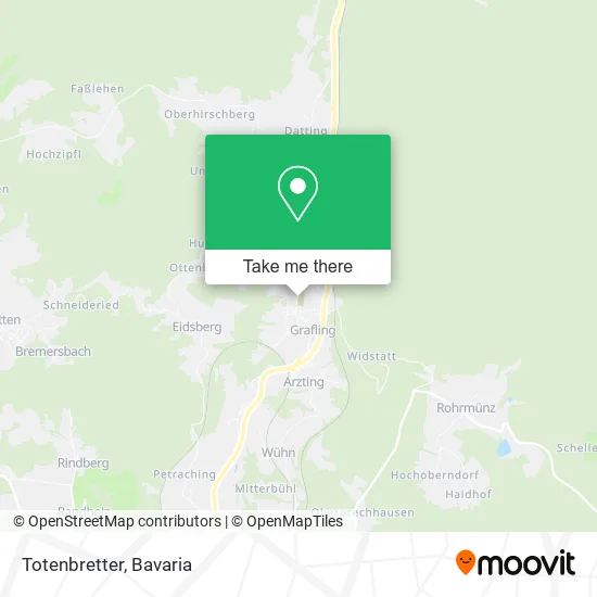 Карта Totenbretter