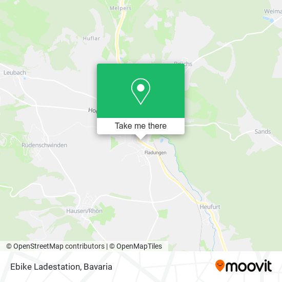 Ebike Ladestation map