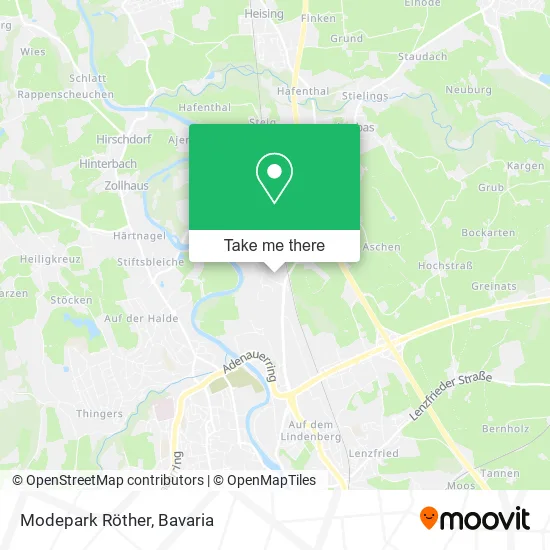 Карта Modepark Röther