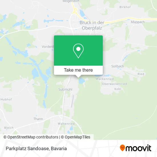 Карта Parkplatz Sandoase