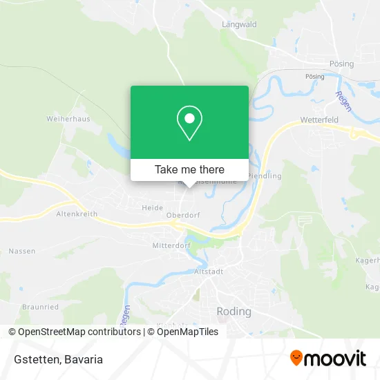 Карта Gstetten