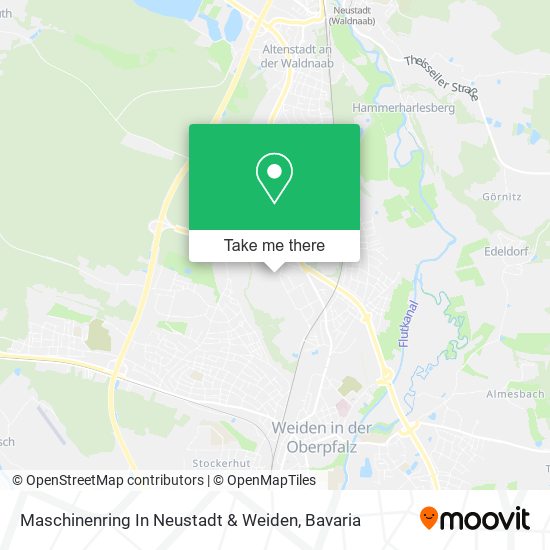 Карта Maschinenring In Neustadt & Weiden