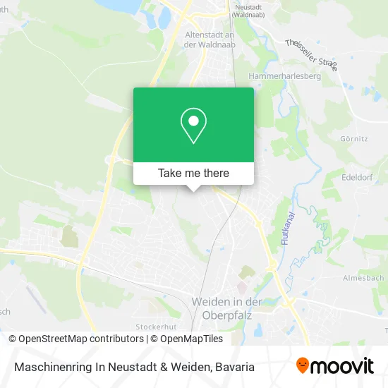 Карта Maschinenring In Neustadt & Weiden