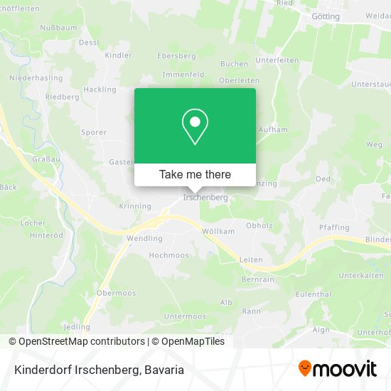 Kinderdorf Irschenberg map
