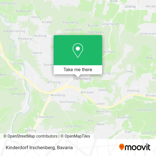 Карта Kinderdorf Irschenberg