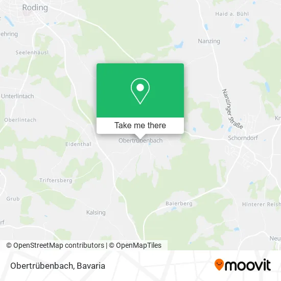 Карта Obertrübenbach