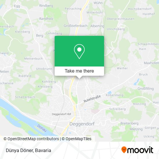 Карта Dünya Döner