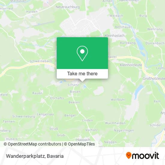 Карта Wanderparkplatz