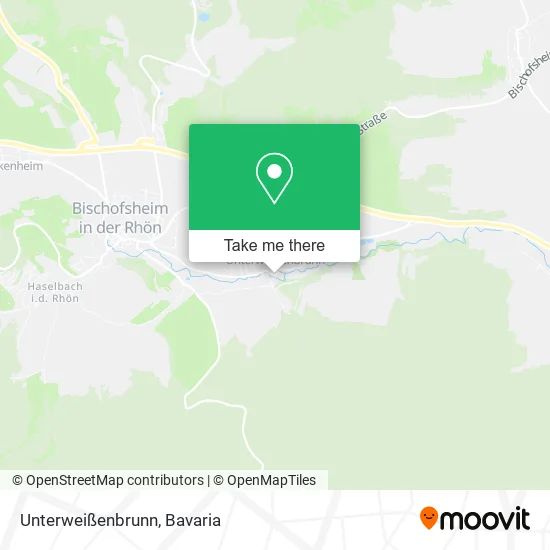 Unterweißenbrunn map