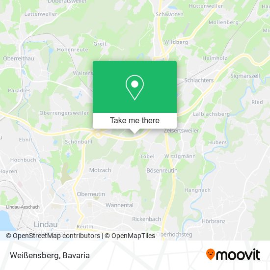Weißensberg map