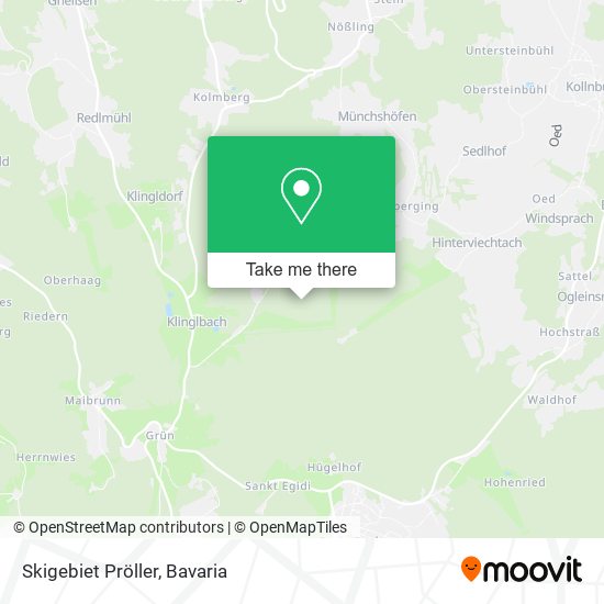 Skigebiet Pröller map