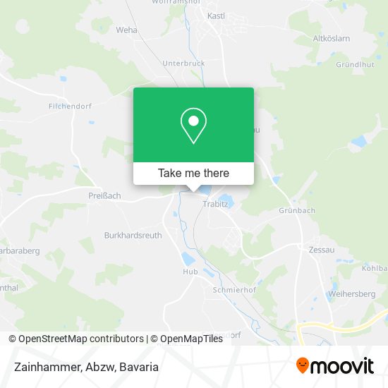 Zainhammer, Abzw map