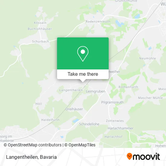 Карта Langentheilen