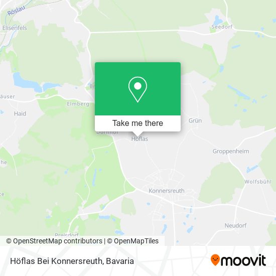 Höflas Bei Konnersreuth map