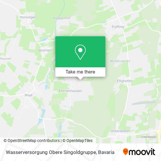 Wasserversorgung Obere Singoldgruppe map