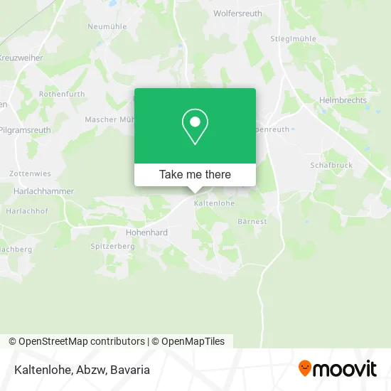 Карта Kaltenlohe, Abzw
