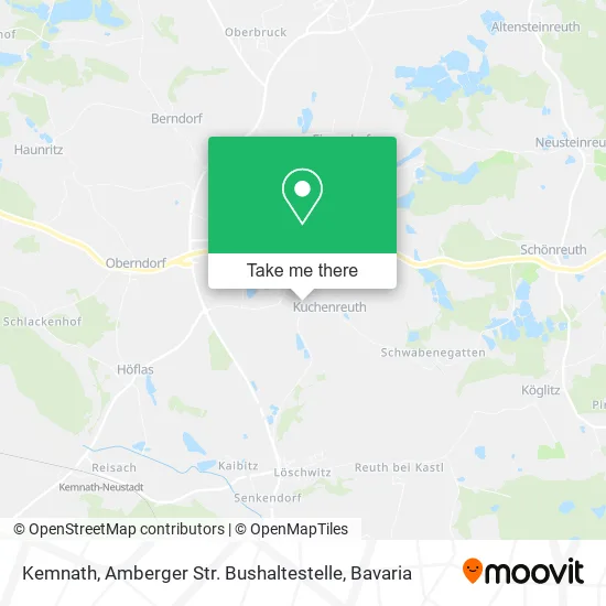 Карта Kemnath, Amberger Str. Bushaltestelle