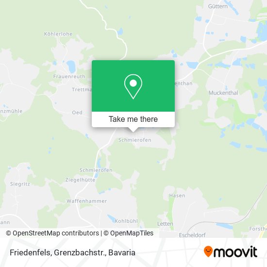 Friedenfels, Grenzbachstr. map