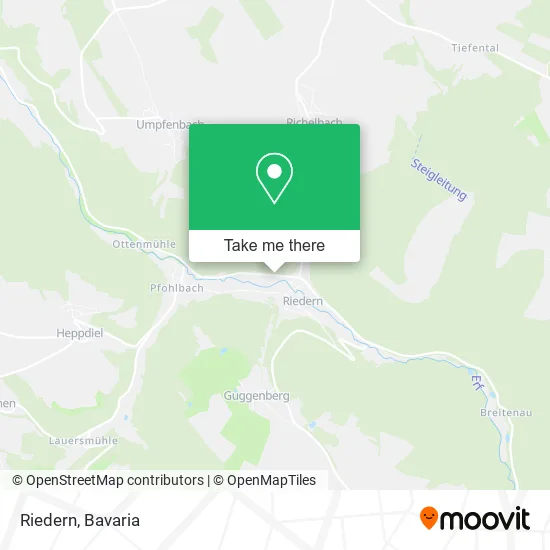 Карта Riedern